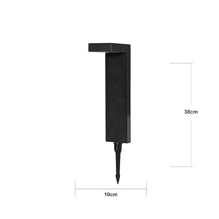 Vicini Solcellspollare 38 cm - svart - Belysning & el - Utomhusbelysning