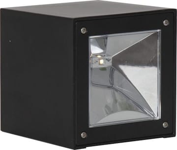 Wally Cube Solcellsvägglykta 10 cm - svart - Belysning & el - Utomhusbelysning - Solcellslampa & solcellsbelysning