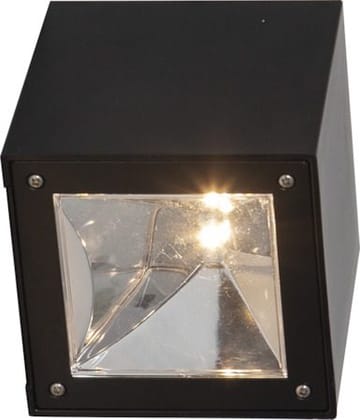 Wally Cube Solcellsvägglykta 10 cm - svart - Belysning & el - Utomhusbelysning - Solcellslampa & solcellsbelysning