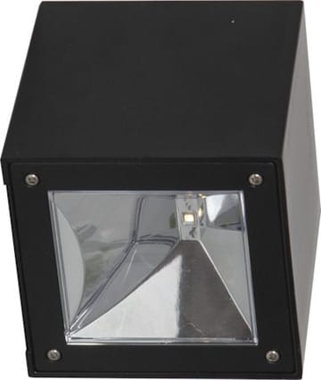 Wally Cube Solcellsvägglykta 10 cm - svart - Belysning & el - Utomhusbelysning - Solcellslampa & solcellsbelysning