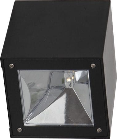 Wally Cube Solcellsvägglykta 10 cm - svart - Belysning & el - Utomhusbelysning - Solcellslampa & solcellsbelysning