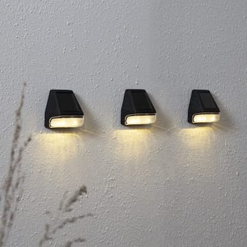 Wally Mini 3 pack Solcellsvägglykta 7 cm - svart - Belysning & el - Utomhusbelysning - Solcellslampa & solcellsbelysning