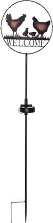 Welcome Solcellsdekoration 75 cm - svart - Belysning & el - Utomhusbelysning - Solcellslampa & solcellsbelysning
