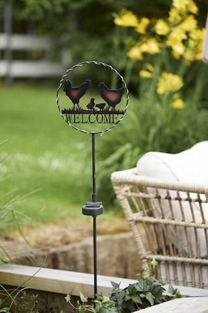 Welcome Solcellsdekoration 75 cm - svart - Belysning & el - Utomhusbelysning - Solcellslampa & solcellsbelysning