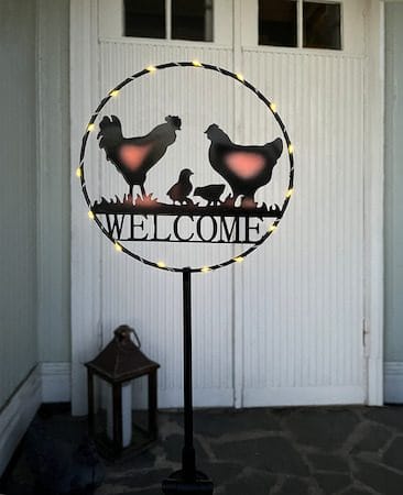 Welcome Solcellsdekoration 75 cm - svart - Belysning & el - Utomhusbelysning - Solcellslampa & solcellsbelysning