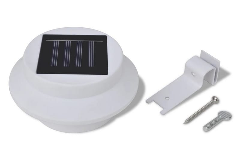 Ytterbelysning LED Vit 6-pack Solcell - Vit - Utomhusbelysning - LED-belysning utomhus - Pollare