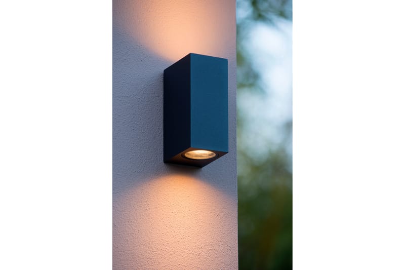 Zora Fasadbelysning LED 9x15 cm Svart - Lucide - Fasadbelysning & vägglykta - Entrébelysning - Utomhusbelysning