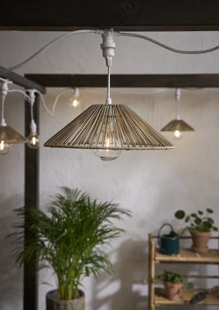 Vide Lampskärm 25 cm - gråbeige - Belysning & el - Belysningstillbehör