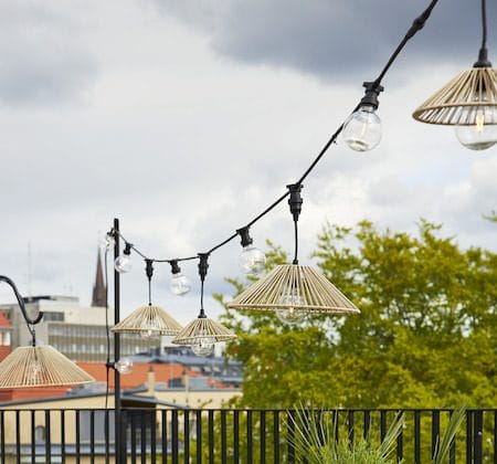Vide Lampskärm 25 cm - gråbeige - Belysning & el - Belysningstillbehör
