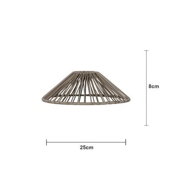 Vide Lampskärm 25 cm - gråbeige - Belysning & el - Belysningstillbehör