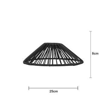 Vide Lampskärm 25 cm - svart - Belysning & el - Belysningstillbehör