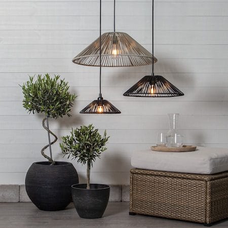 Vide Lampskärm 25 cm - svart - Belysning & el - Belysningstillbehör