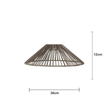 Vide Lampskärm 38 cm - beige - Belysning & el - Belysningstillbehör