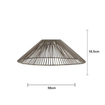 Vide Lampskärm 58 cm - beige - Belysning & el - Belysningstillbehör