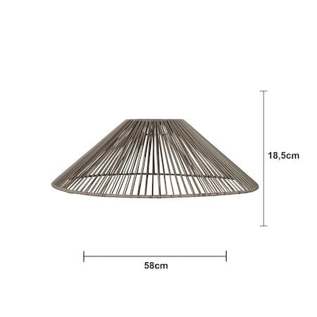 Vide Lampskärm 58 cm - beige - Belysning & el - Belysningstillbehör