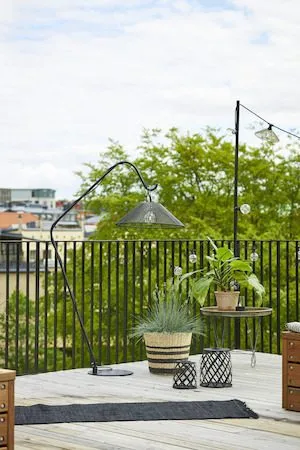 Vide Lampskärm 58 cm - svart - Belysning & el - Belysningstillbehör