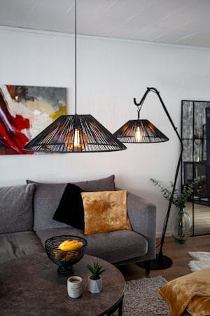 Vide Lampskärm 58 cm - svart - Belysning & el - Belysningstillbehör