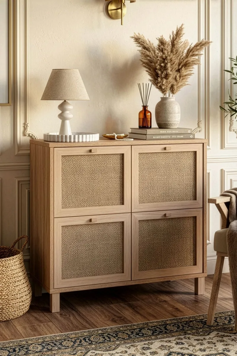Dune Skoskåp 90x85,2x35 cm - Ek - Förvaring - Hallförvaring