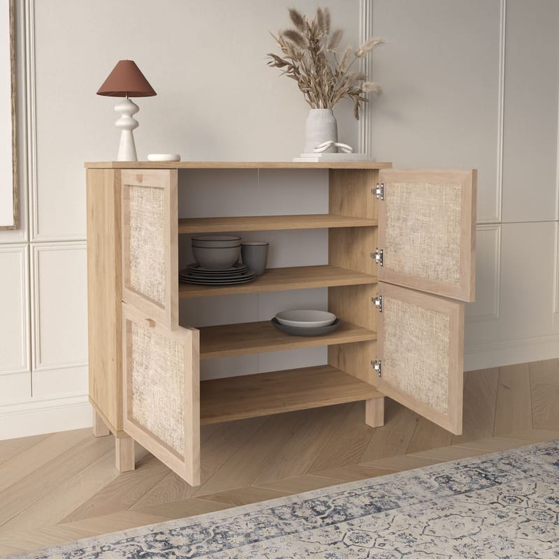 Dune Skoskåp 90x85,2x35 cm - Ek - Förvaring - Hallförvaring