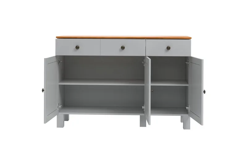Alby Skänk 125 cm - Grå - Förvaring - Förvaringsmöbler - Sideboard & skänk
