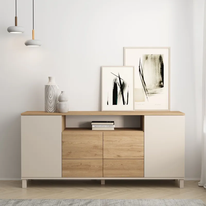Aldarte Konsolbord 180x82,4x44,5 cm - sandek - Förvaring - Förvaringsmöbler - Sideboard & skänk