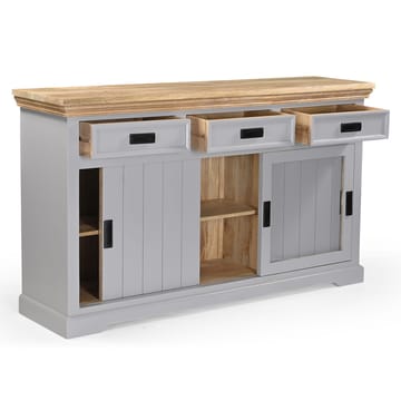Alpinist Skänk 160x90 cm - Grå och naturträ - Förvaring - Förvaringsmöbler - Sideboard & skänk