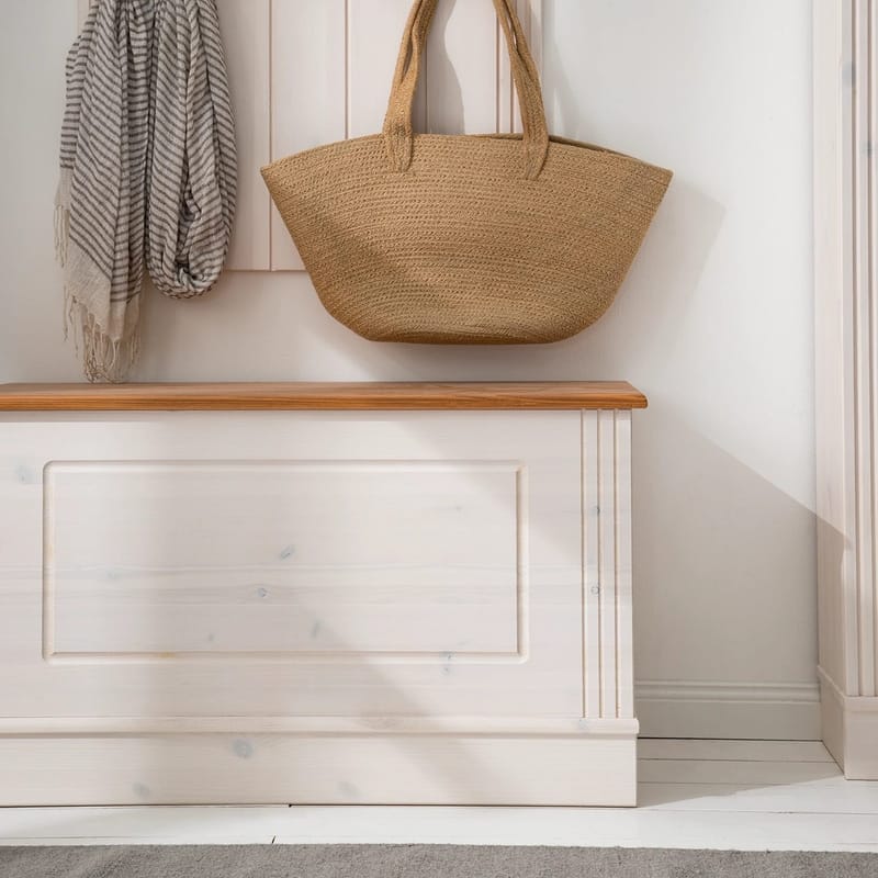 Anita Förvaringskista 80 cm - Vit/Honung - Förvaring - Förvaringsmöbler - Förvaringskista