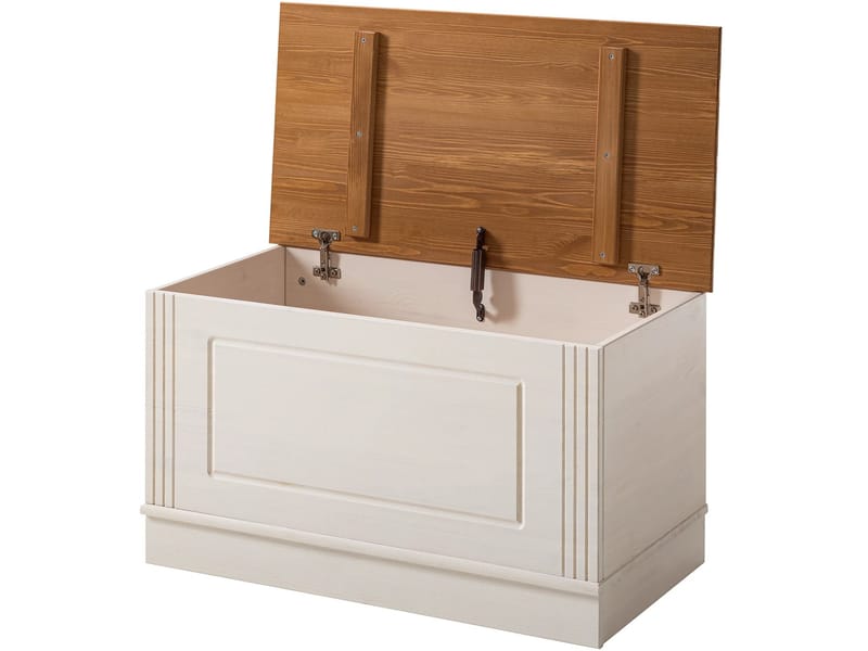 Anita Förvaringskista 80 cm - Vit/Honung - Förvaring - Förvaringsmöbler - Förvaringskista