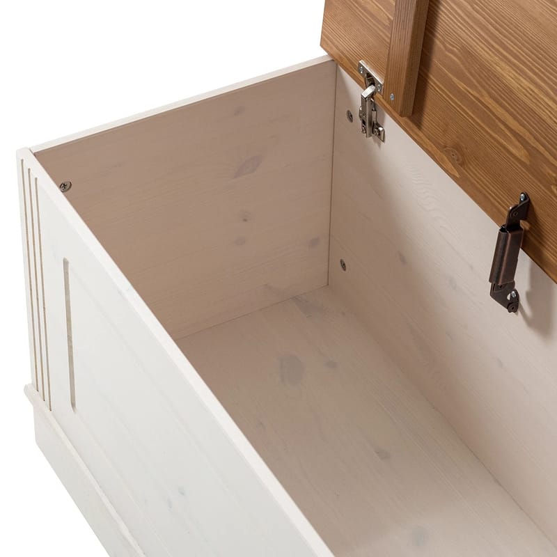 Anita Förvaringskista 80 cm - Vit/Honung - Förvaring - Förvaringsmöbler - Förvaringskista