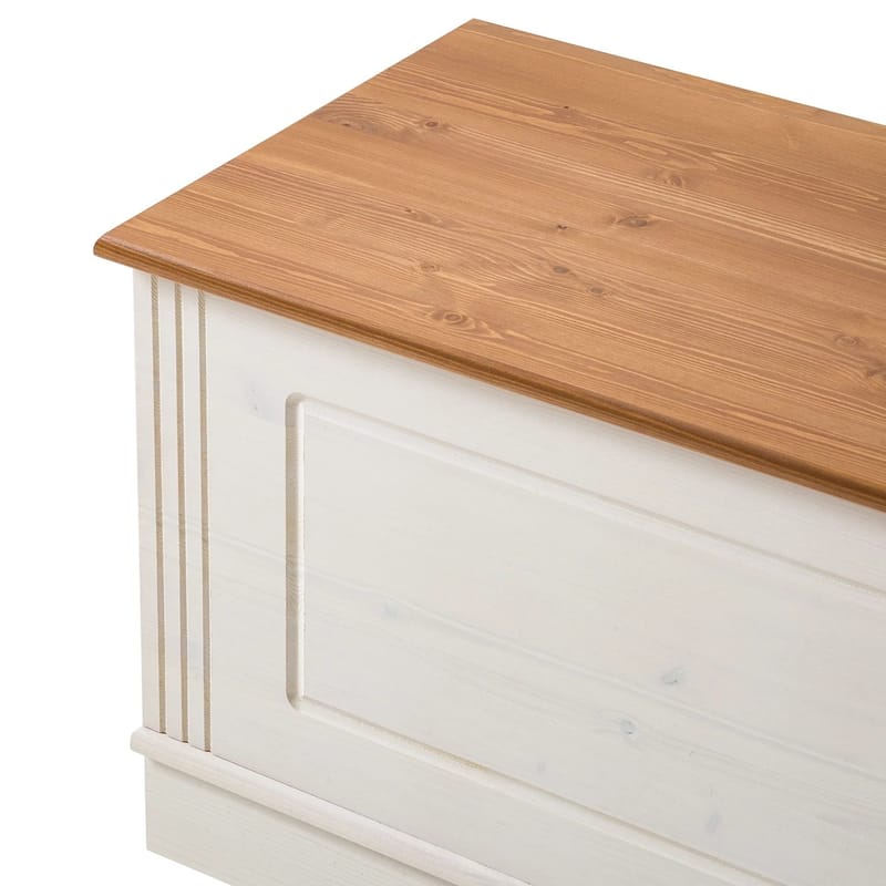 Anita Förvaringskista 80 cm - Vit/Honung - Förvaring - Förvaringsmöbler - Förvaringskista