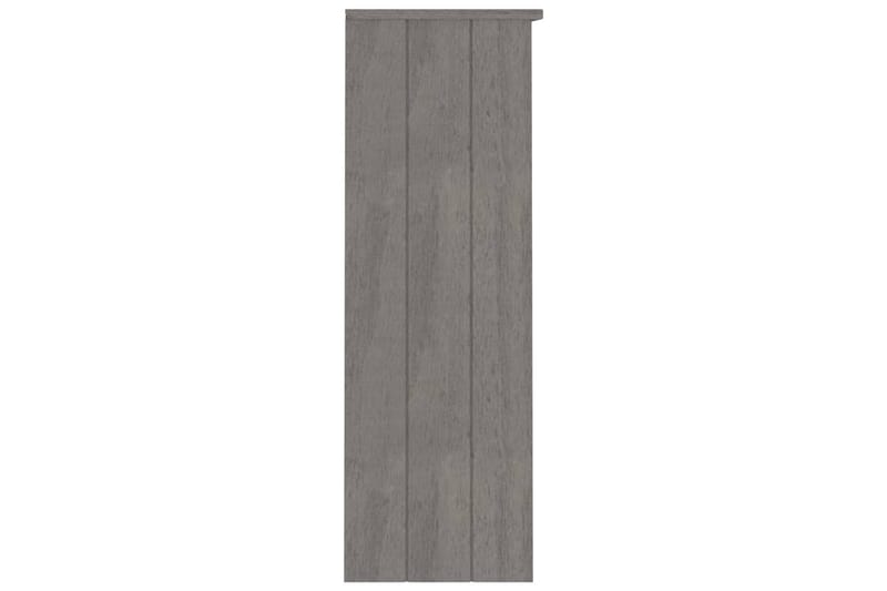 beBasic Överdel till högskåp ljusgrå 85x35x100 cm massiv furu - Grey - Förvaring - Förvaringsmöbler - Byrå
