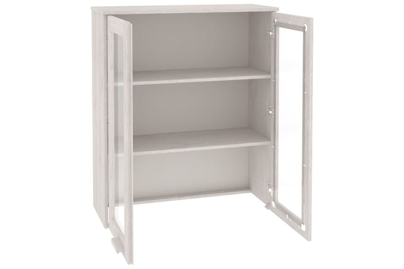 beBasic Överdel till högskåp vit 85x35x100 cm massiv furu - White - Förvaring - Förvaringsmöbler - Byrå
