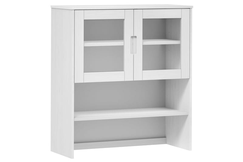 beBasic Överdel till högskåp vit 90x35x100 cm massiv furu - White - Förvaring - Förvaringsmöbler - Byrå