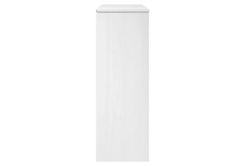 beBasic Överdel till högskåp vit 90x35x100 cm massiv furu - White - Byrå