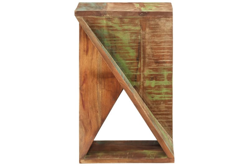 beBasic Sidobord 35x35x55 cm massivt återvunnet trä - Flerfärgsdesign - Förvaring - Förvaringsmöbler - Sideboard & skänk