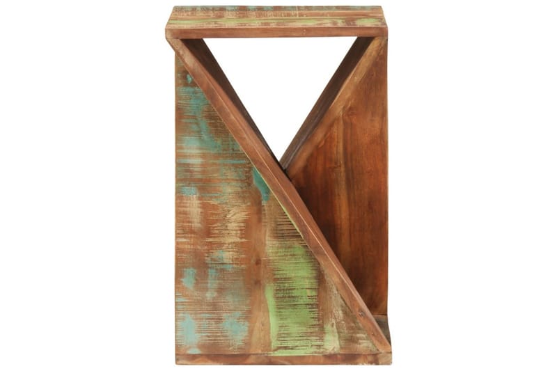 beBasic Sidobord 35x35x55 cm massivt återvunnet trä - Flerfärgsdesign - Förvaring - Förvaringsmöbler - Sideboard & skänk