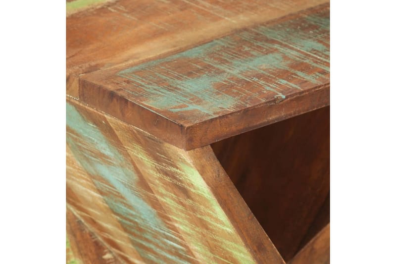 beBasic Sidobord 35x35x55 cm massivt återvunnet trä - Flerfärgsdesign - Förvaring - Förvaringsmöbler - Sideboard & skänk