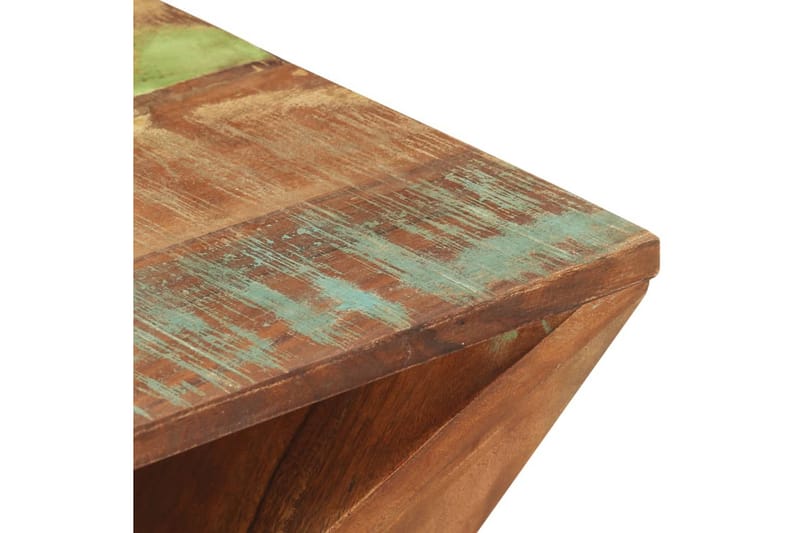 beBasic Sidobord 35x35x55 cm massivt återvunnet trä - Flerfärgsdesign - Förvaring - Förvaringsmöbler - Sideboard & skänk