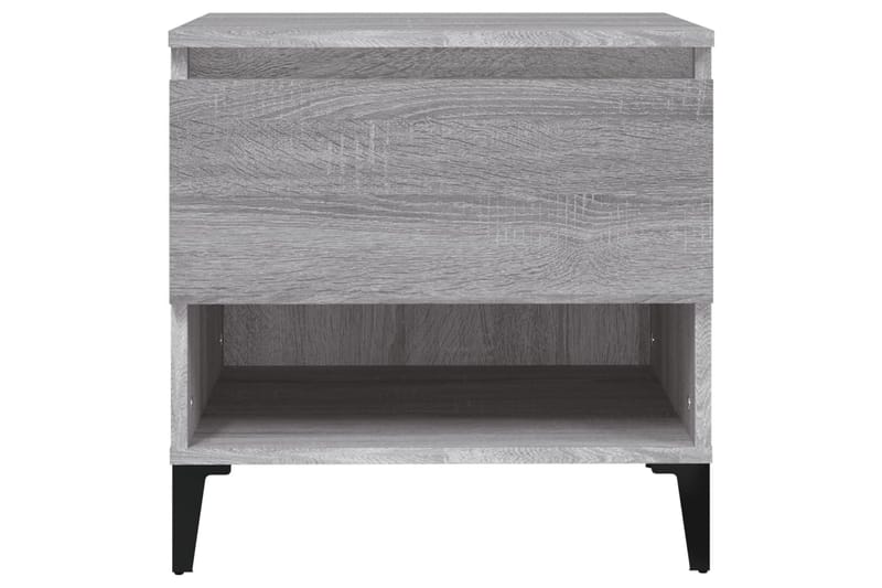 beBasic Sidobord grå sonoma 50x46x50 cm konstruerat trä - Grey - Förvaring - Förvaringsmöbler - Sideboard & skänk