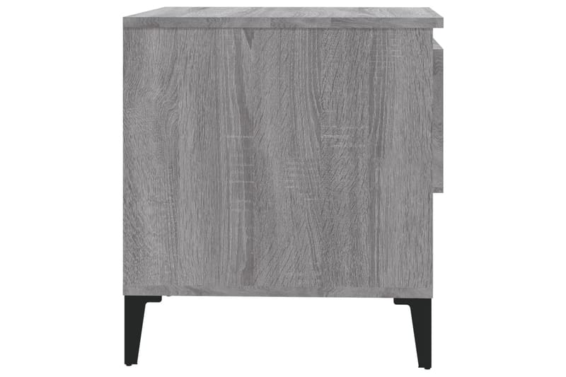 beBasic Sidobord grå sonoma 50x46x50 cm konstruerat trä - Grey - Förvaring - Förvaringsmöbler - Sideboard & skänk