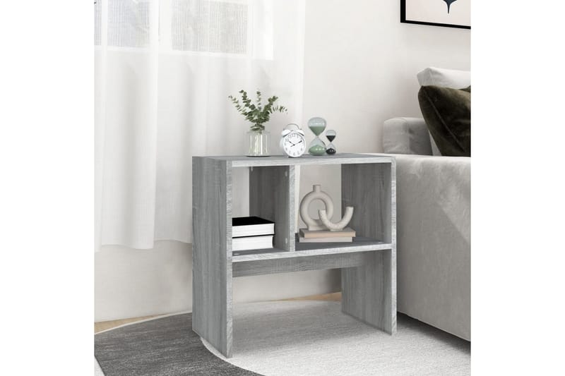 beBasic Sidobord grå sonoma50x30x50 cm konstruerat trä - Grey - Sideboard & skänk