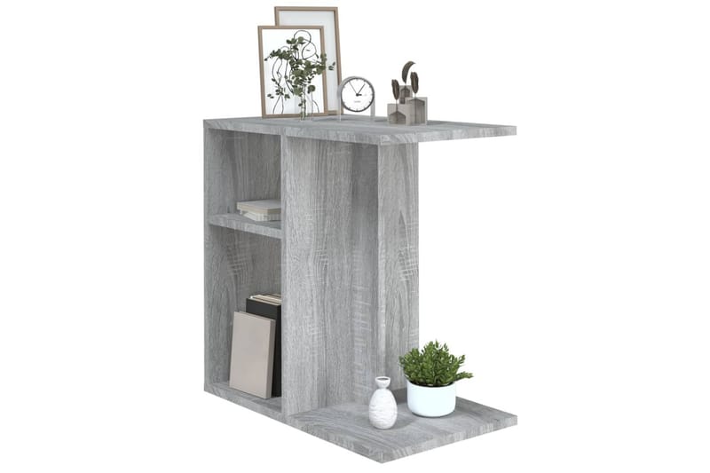 beBasic Sidobord grå sonoma50x30x50 cm konstruerat trä - Grey - Sideboard & skänk