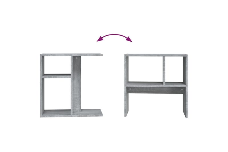 beBasic Sidobord grå sonoma50x30x50 cm konstruerat trä - Grey - Förvaring - Förvaringsmöbler - Sideboard & skänk