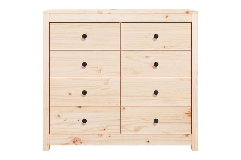 beBasic Sidoskåp 100x40x90 cm massiv furu - Brown - Förvaring - Förvaringsmöbler - Sideboard & skänk