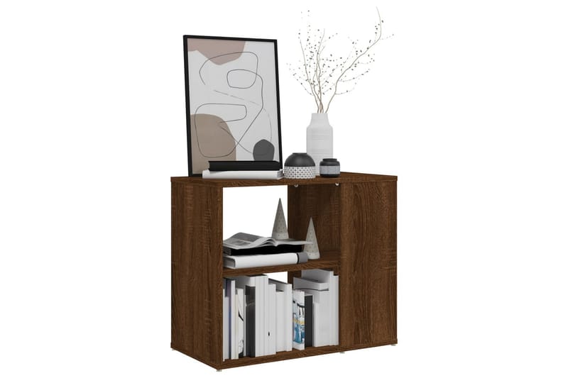 beBasic Sidoskåp Brun ek 60x30x50 cm konstruerat trä - Brown - Förvaring - Förvaringsmöbler - Sideboard & skänk