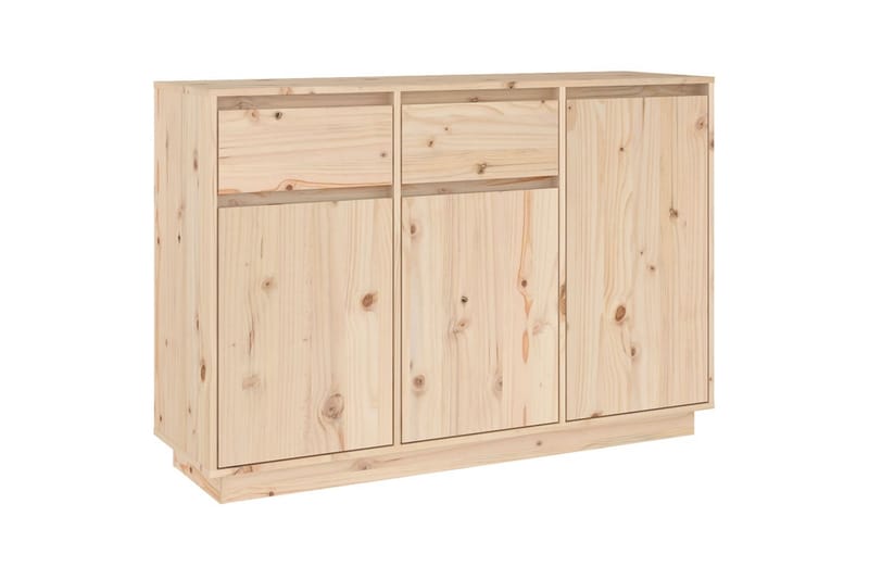 beBasic Skänk 110x34x75 cm massiv furu - Brown - Förvaring - Förvaringsmöbler - Sideboard & skänk