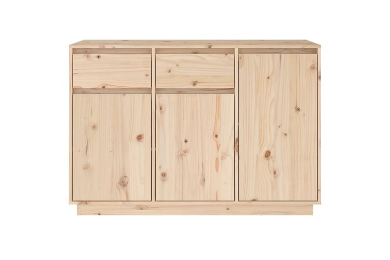 beBasic Skänk 110x34x75 cm massiv furu - Brown - Förvaring - Förvaringsmöbler - Sideboard & skänk