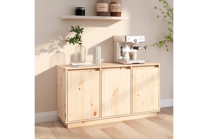 beBasic Skänk 111x34x60 cm massiv furu - Brown - Förvaring - Förvaringsmöbler - Sideboard & skänk