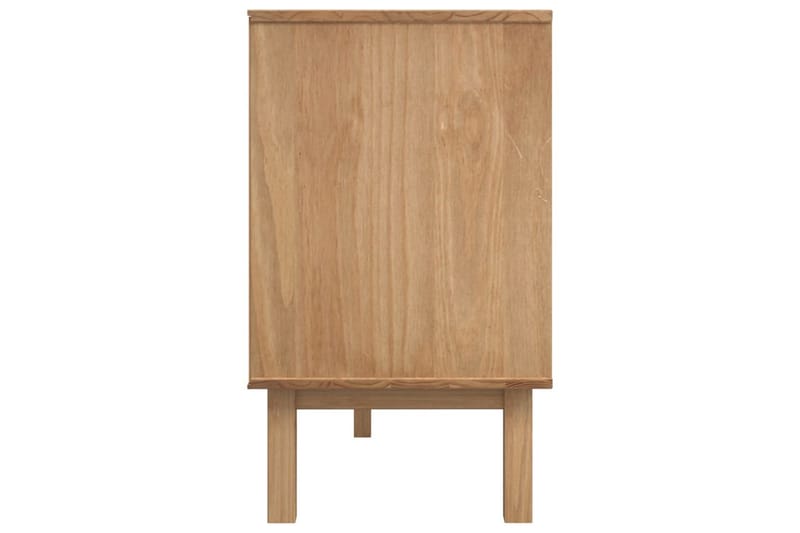 beBasic Skänk 114x43x73,5 cm massiv furu - Brown - Sideboard & skänk