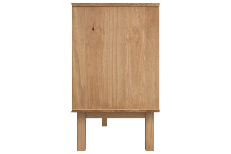 beBasic Skänk 114x43x73,5 cm massiv furu - Brown - Sideboard & skänk